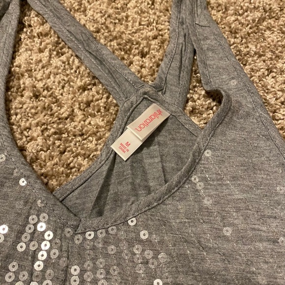 Xhilaration sequin racerback tank top - Picture 4 of 6